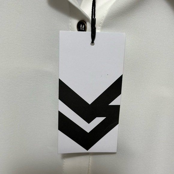 New with Tags. Blouse Polyester Medium Long Sleeve with Collar. US size 6 (M) - Picture 8 of 13